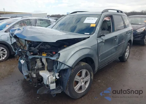 2010 Subaru Forester 2.5X из США, поврежденный, VIN JF2SH6BC8AH781317